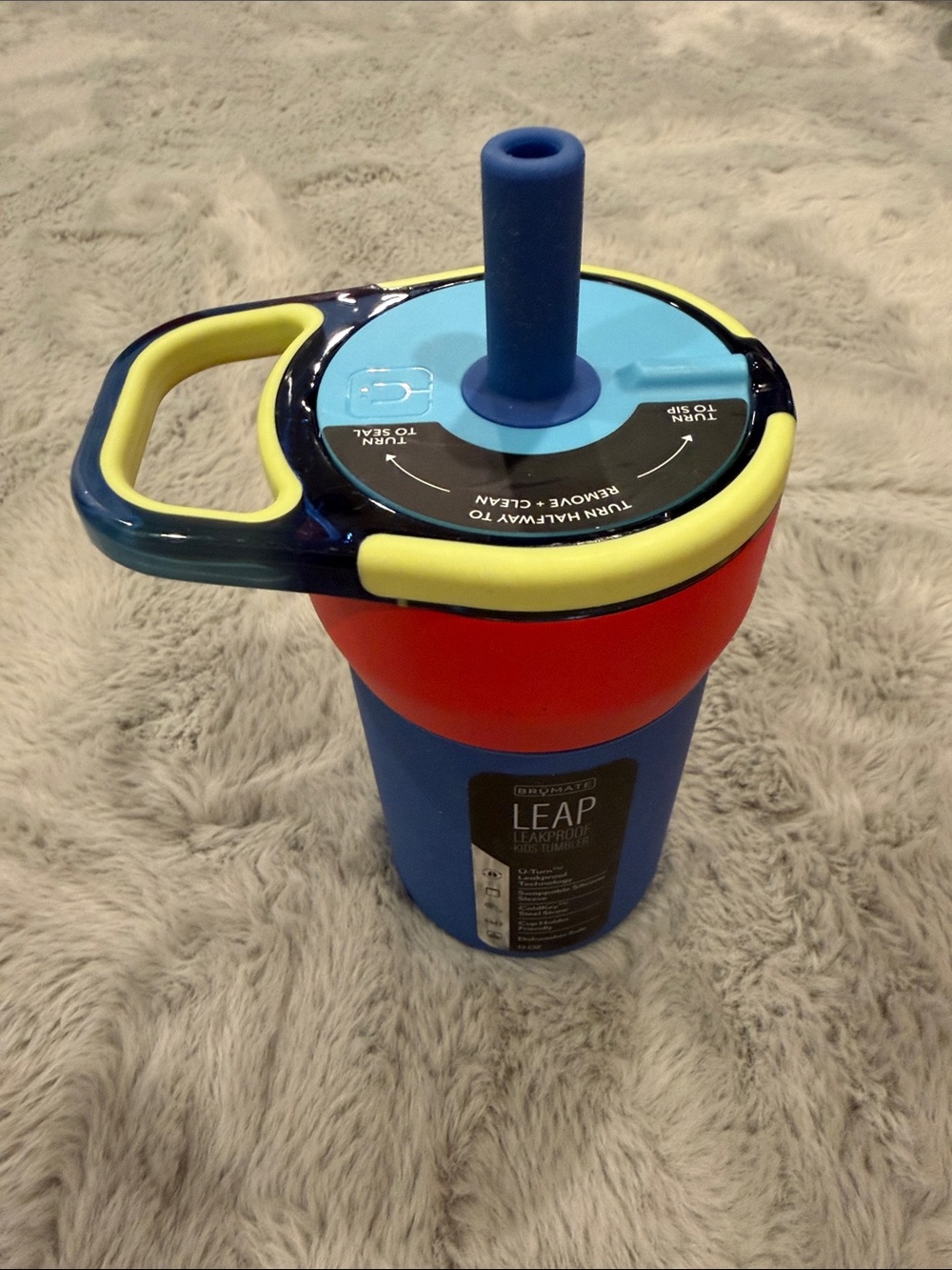 LeapFrog-Inspired Blue, Red & Yellow Kids Stacking Toy